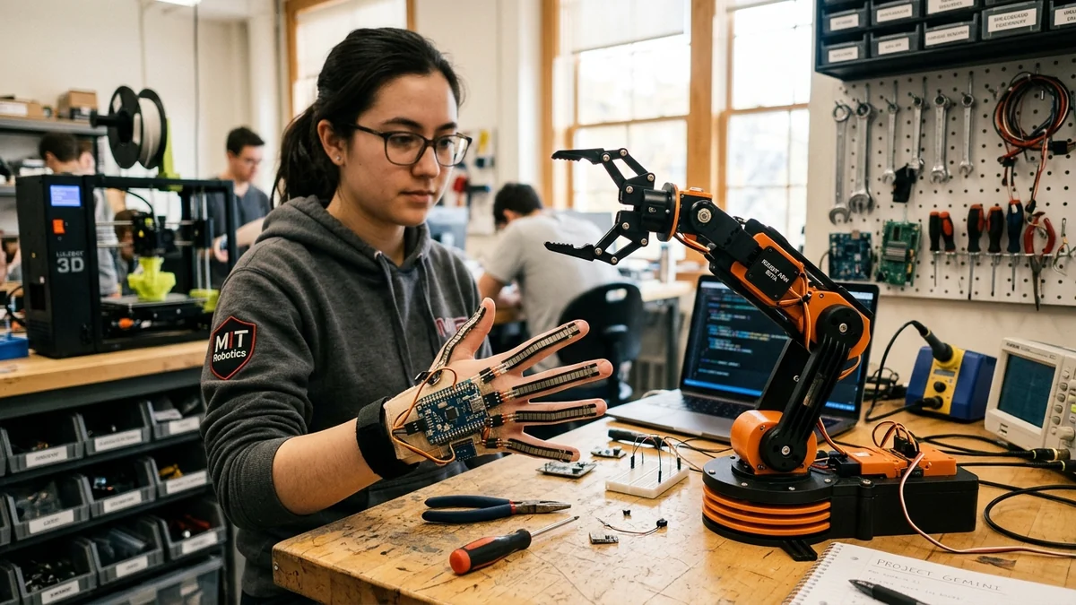 Controla un brazo robótico con tus manos: El proyecto DIY que revoluciona la educación
