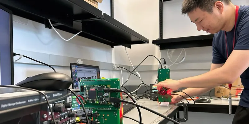 Actualización óptica: Transmiten parámetros de IA a robots al vuelo usando luz