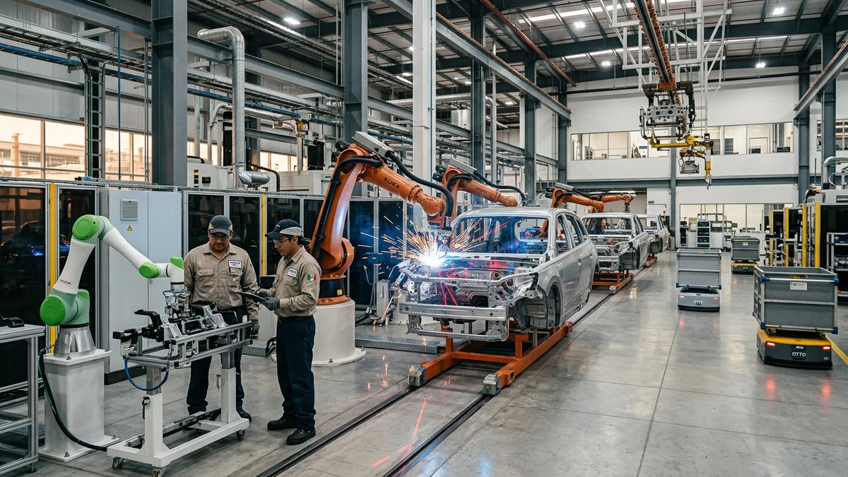 Nearshoring y Robótica Avanzada: La Reinvención de la Manufactura en México