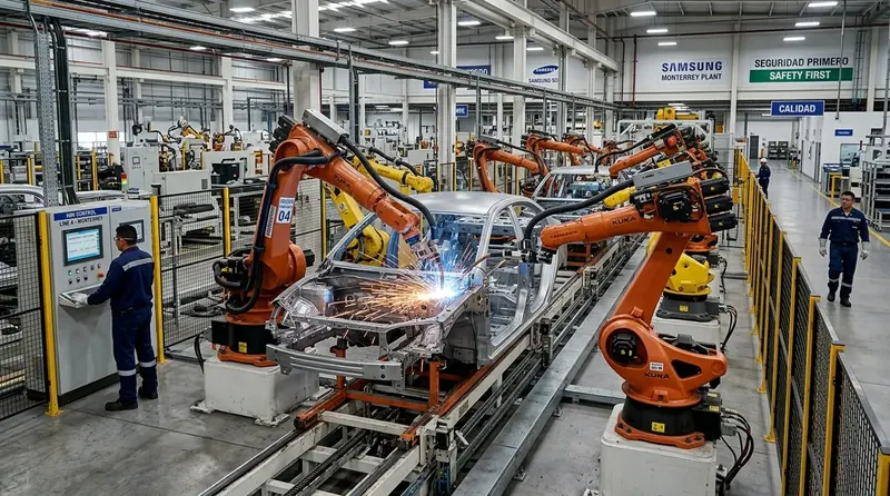 Nearshoring e Industria 4.0: México instala más de 5,000 robots industriales al año
