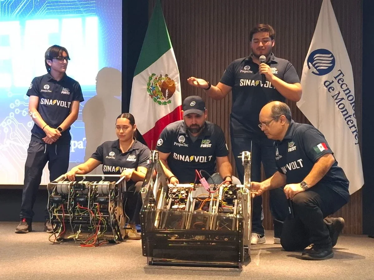 PrepaTec Sinaloa presenta su "Robot Reveal" rumbo a FIRST Robotics y el mundial de Houston